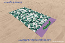 Load image into Gallery viewer, Beach Towels - premium quality with velour pile face, cotton back 400 GSM - 2 to 5 business day turnaround
