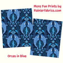 Load image into Gallery viewer, Orcas - In blue or green
