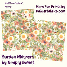Load image into Gallery viewer, Garden Whispers by Simply Sweet - 8 Color Variations - Please order by 1/2 Yard
