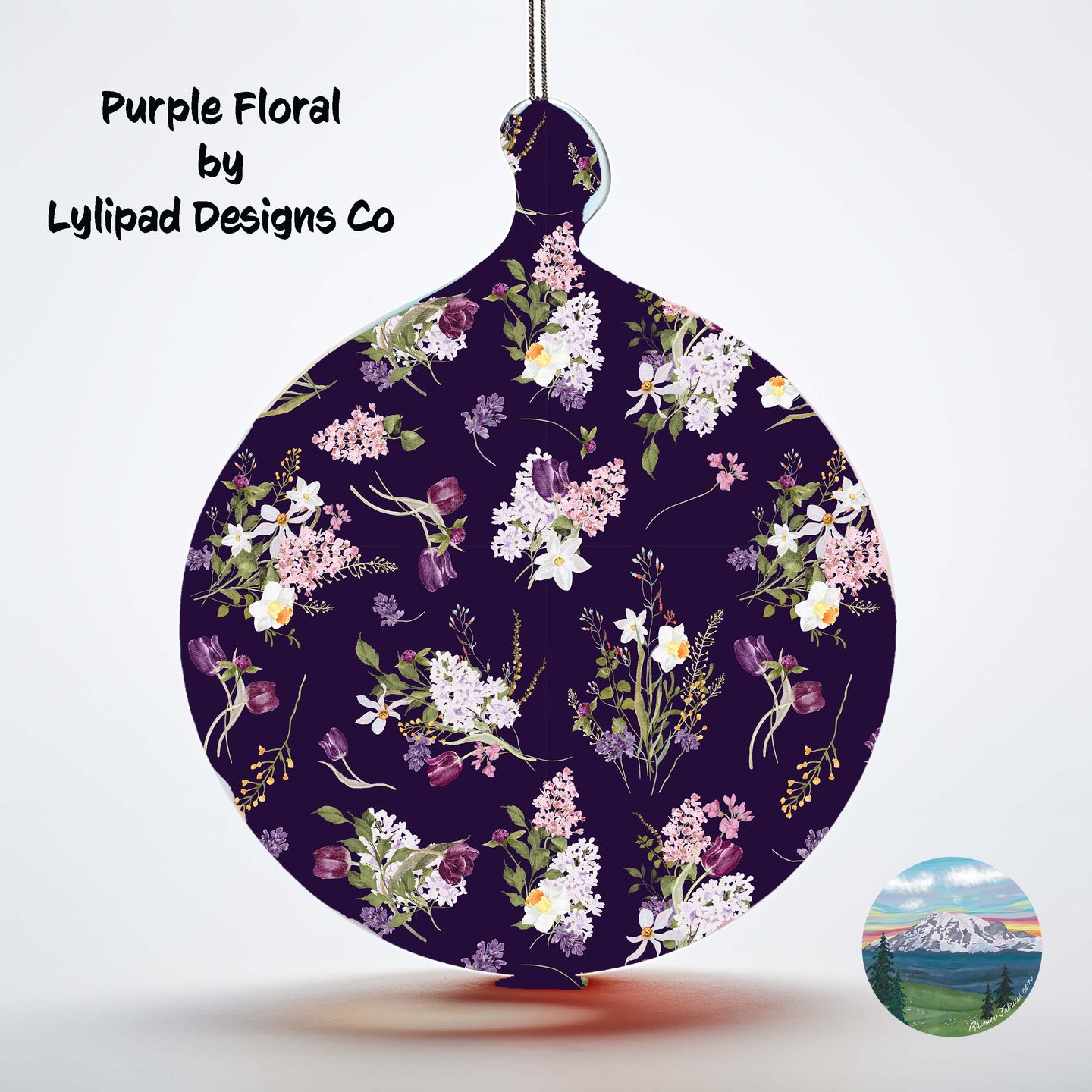 Purple Floral by Lylipad Designs Co