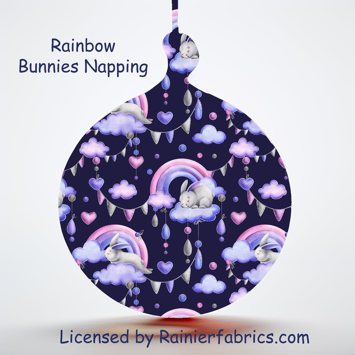 Rainbow Bunnies Napping