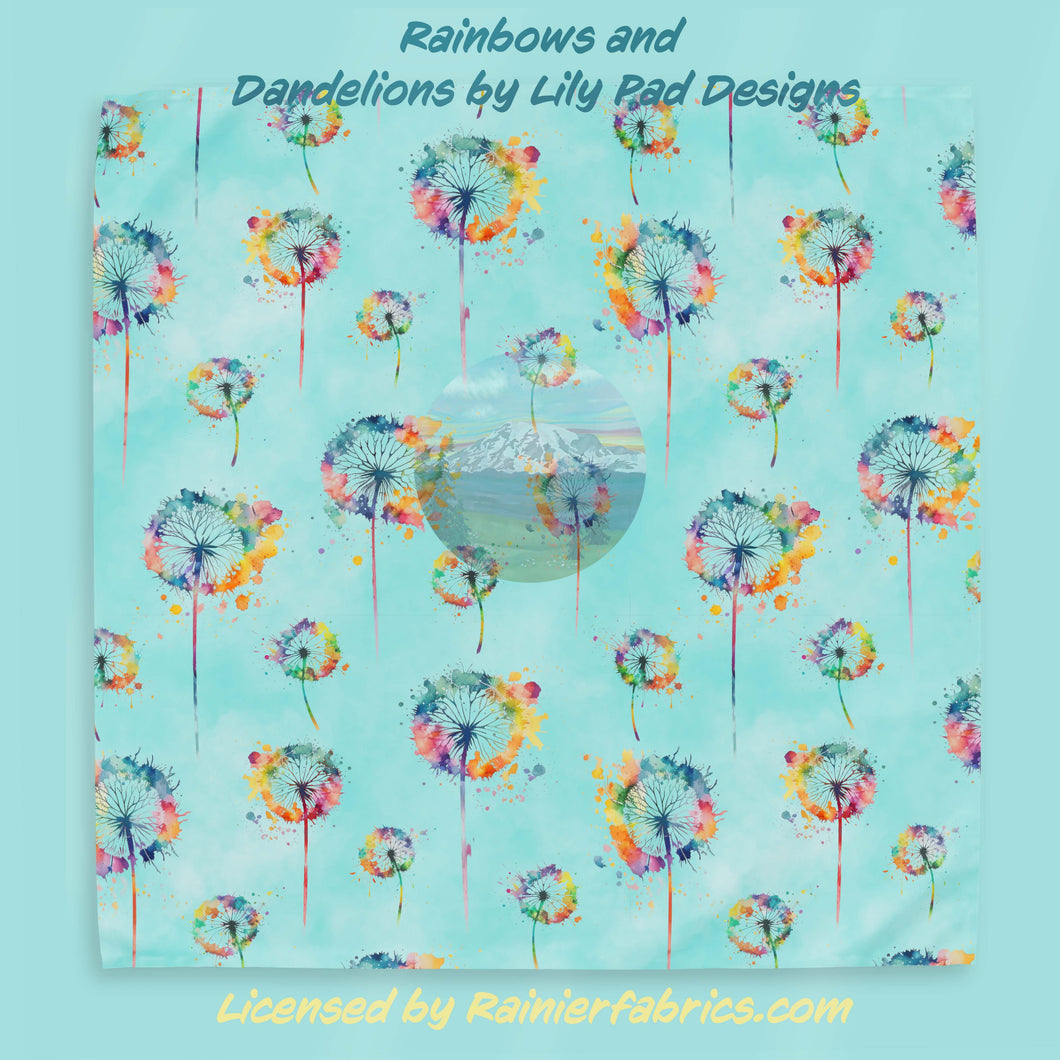 Dandelions by Lylipad Designs - TAT 2-5 Business Days - Order in 1/2 yard increments