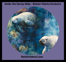 Load image into Gallery viewer, Under the Sea by Abby - Rainier Fabrics Exclusive - Please order by 1/2 Yard - All prints are continuous
