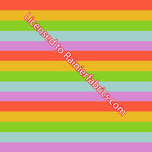 Load image into Gallery viewer, Summer Candy Stripes (and solids) by Brittany Frost - Order by half yard -instructions below on base fabrics
