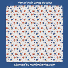 Load image into Gallery viewer, 4th of July Collection - by Nina - Rainier Fabrics Exclusive! - 2-5 day TAT - Order by 1/2 yard; Blankets and towels available too
