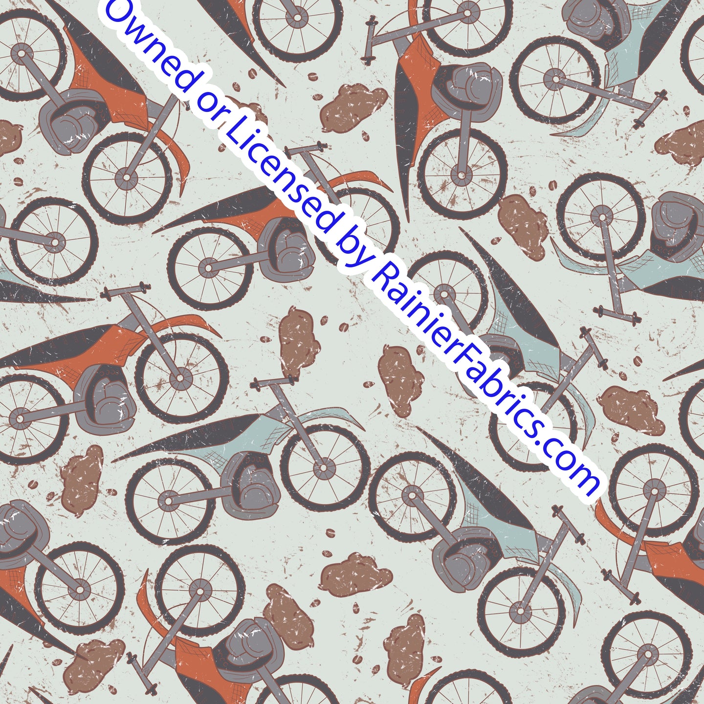 Dirt Bikes by Brittany Frost - Order by half yard -instructions below on base fabrics