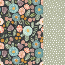 Load image into Gallery viewer, Folk Flowers &amp; Polka Dots - collection from Popologie  - 2-5 day turnaround - Order by 1/2 yard; Description of bases below
