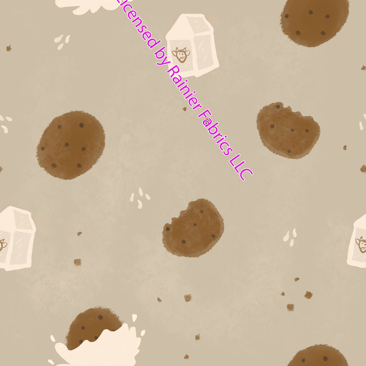 Milk and Cookies - Collection by Popologie - Order by Half Yard - See below for instructions on ordering and base fabrics