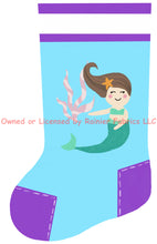 Load image into Gallery viewer, Stockings by Nina - Ready to Sew with ribbon to hang
