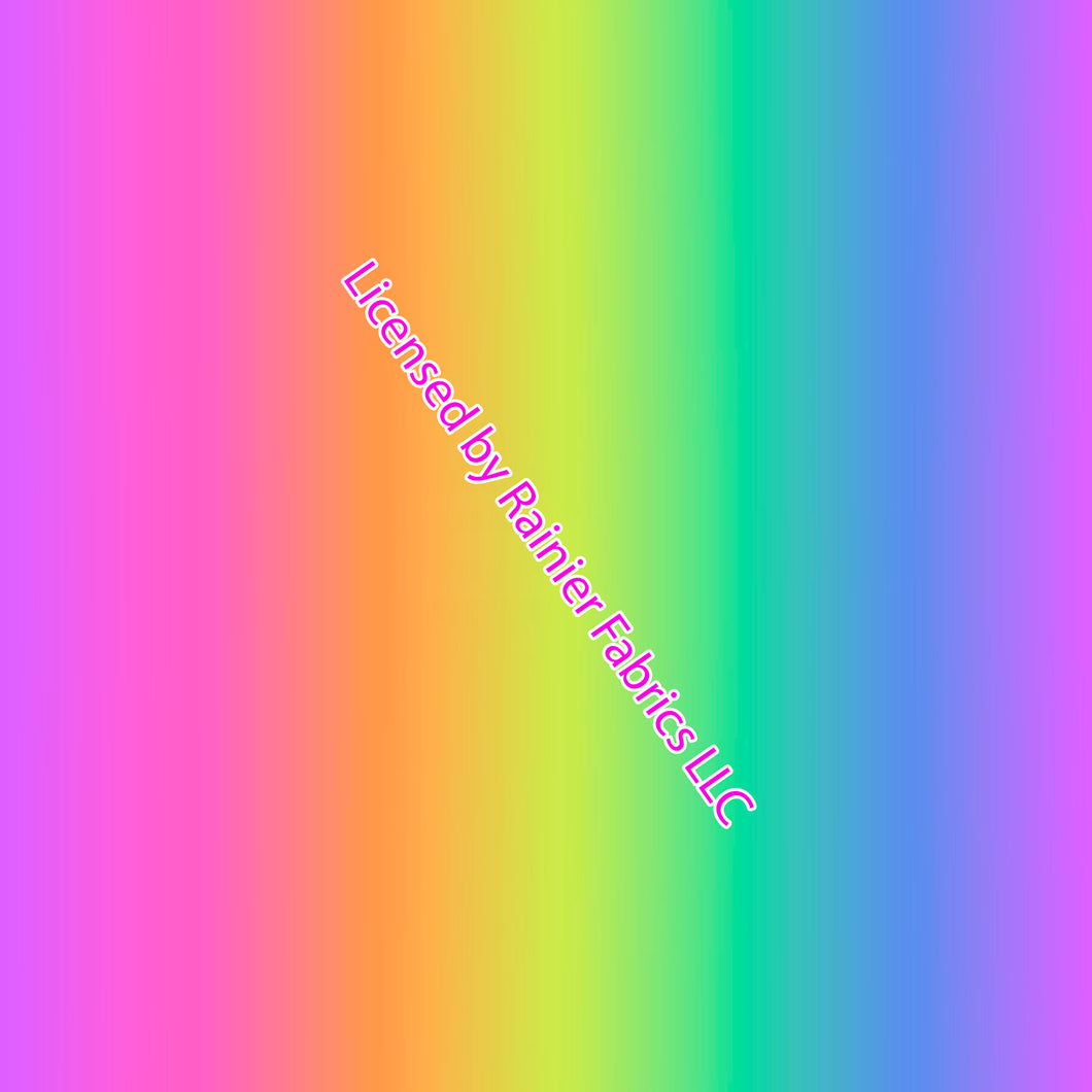Neon Pastel Gradient  - Order by half yard - See below for instructions on ordering and base fabrics