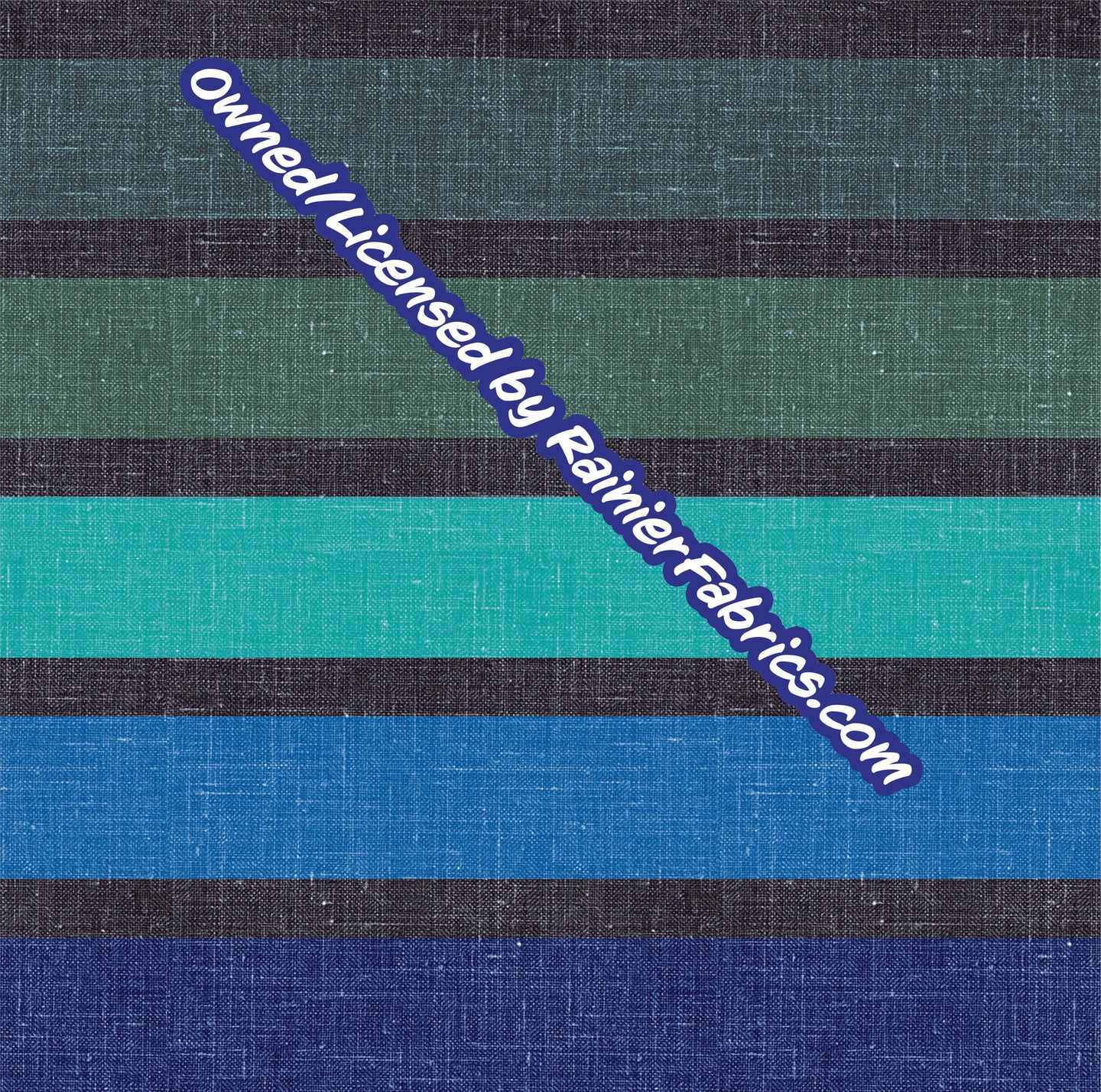 Peacock Stripes on Linen from Rosemary Stevenson  - 2-5 day turnaround - Order by 1/2 yard; Description of bases below