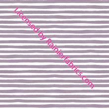 Load image into Gallery viewer, Paint Stripes (and solids) - Gray Violet by Popologie - Order by half yard -instructions below on base fabrics
