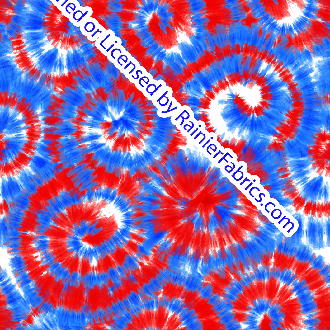 4th of July Tie Dye - Order by half yard -instructions below on base fabrics