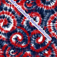 Load image into Gallery viewer, 4th of July Tie Dye - Order by half yard -instructions below on base fabrics
