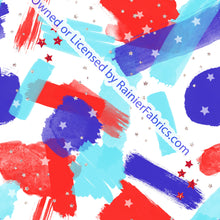 Load image into Gallery viewer, 4th of July Prints - Order by half yard -instructions below on base fabrics
