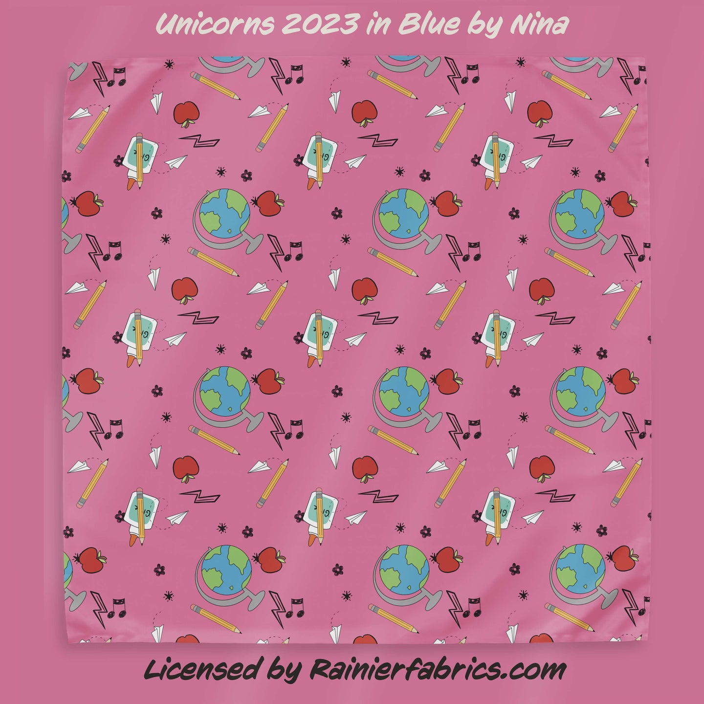 Back to School 2023 by Nina - 2-5 business days to ship - Order by 1/2 yard