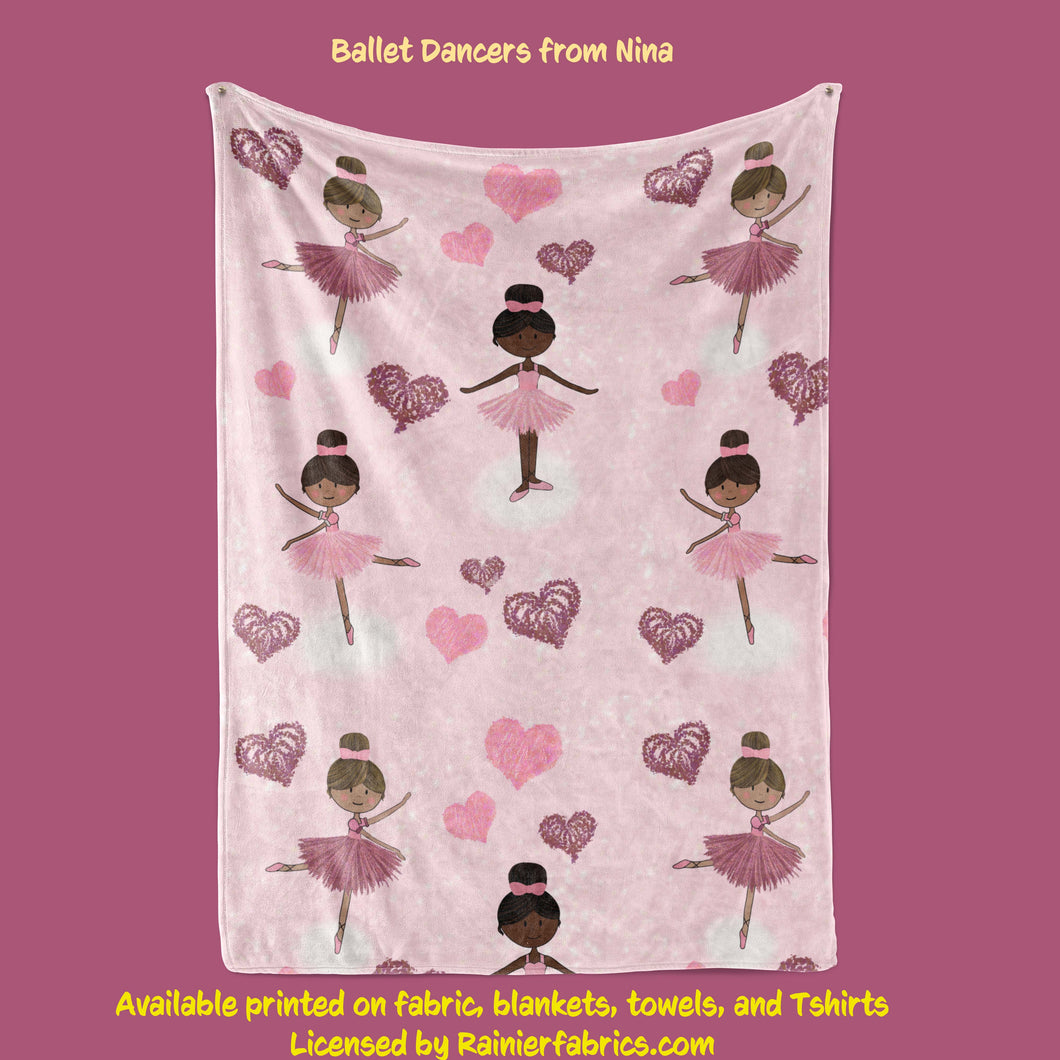 Ballet Dancers by Nina Blanket