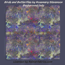 Load image into Gallery viewer, Birds and Butterflies by Rosemary Stevenson - TAT 2-5 Days (Turn around time) - Order by 1/2 yard; Description of bases below
