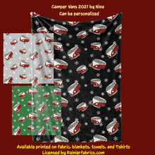Load image into Gallery viewer, Camper Vans 2021 by Nina with color options - Blanket
