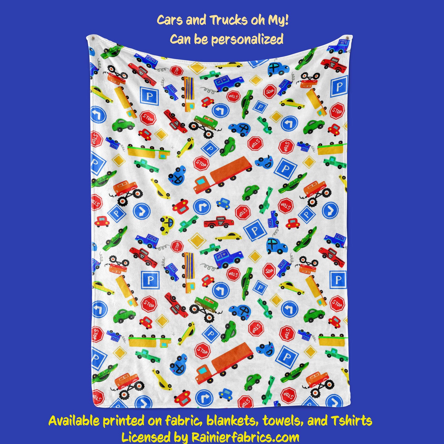 Cars and Trucks oh My! Blanket