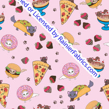 Load image into Gallery viewer, Catfood Collection in Pink by Sarah - Order by half yard -instructions below on base fabrics
