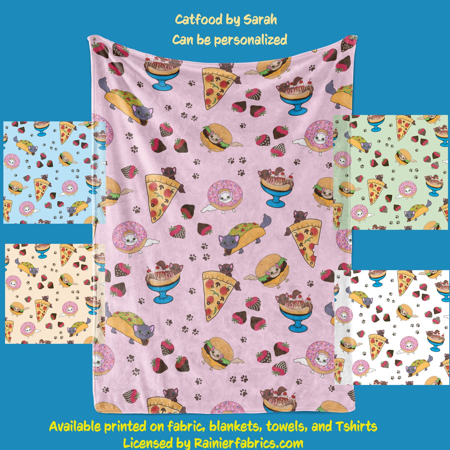 Catfood with options by Sarah Blanket