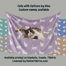Load image into Gallery viewer, Cats with Options from Nina Blanket
