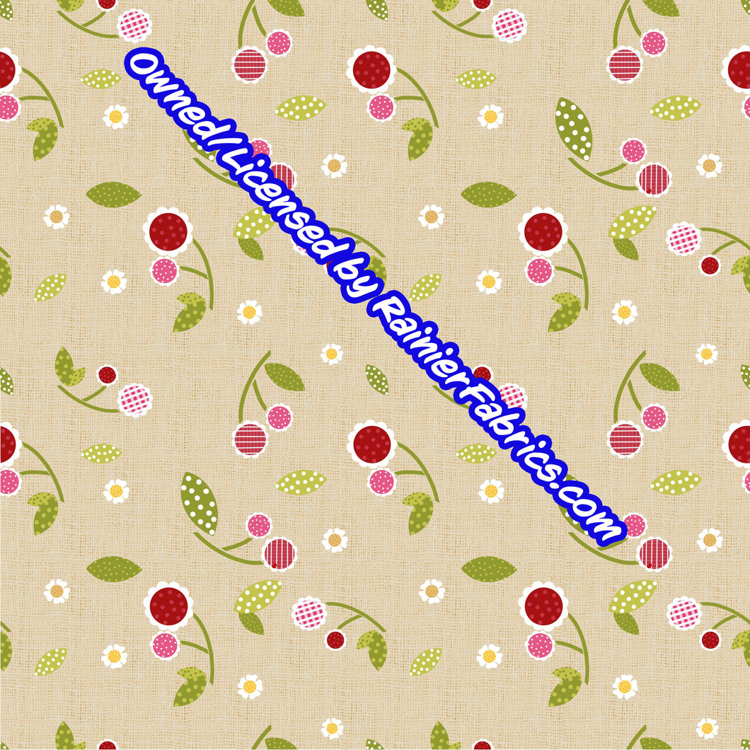 Cherry Pie Collection from Nina - 2-5 day turnaround - Order by 1/2 yard; Description of bases below