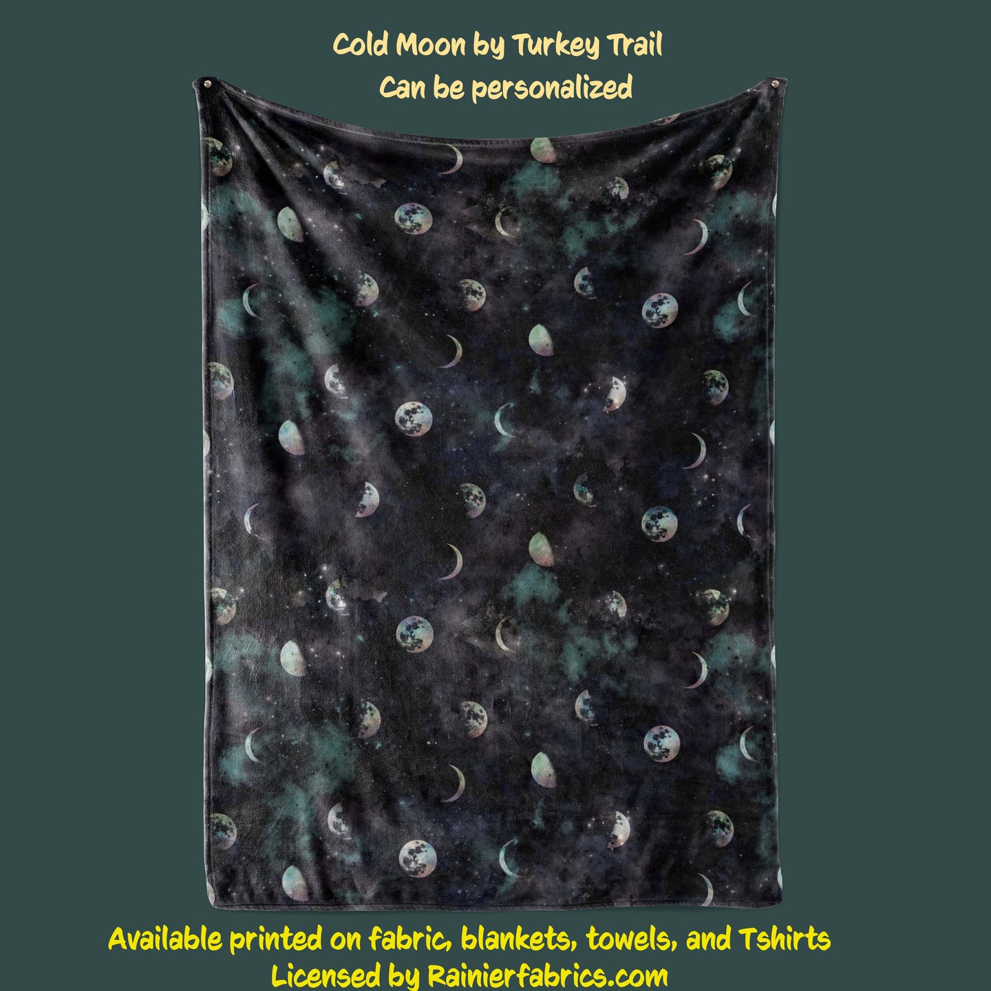 Cold Moon by Turkey Trail Treasures - Blanket