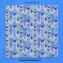 Load image into Gallery viewer, IKAT Watercolors with almost 30 variations and solids. 2-5 business days to ship - Please order by 1/2 yard; Description of bases below
