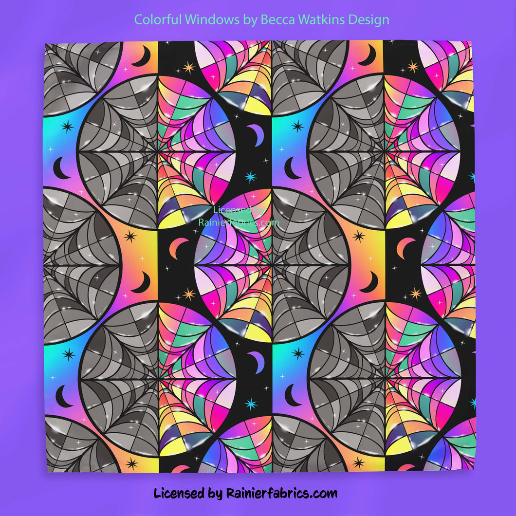 Windows in 3 variations by Becca Watkins Design - 2-5 business days to ship - Order by 1/2 yard