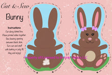 Load image into Gallery viewer, Easter Stuffies - Bunnies and Sheep - Use this link when only ordering stuffies, and no fabric
