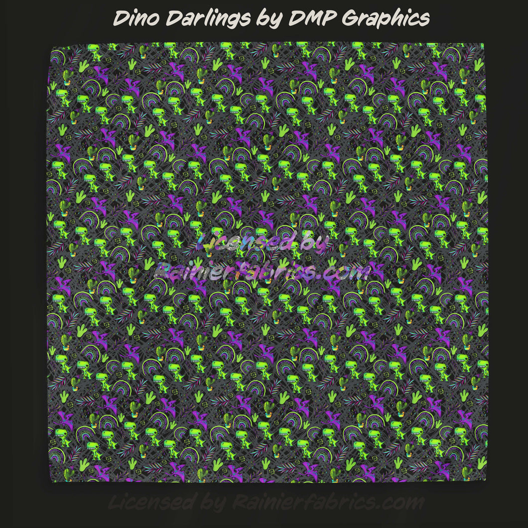 Dino Darlings by DMP Graphics - 2-5 business days to ship - Order by 1/2 yard