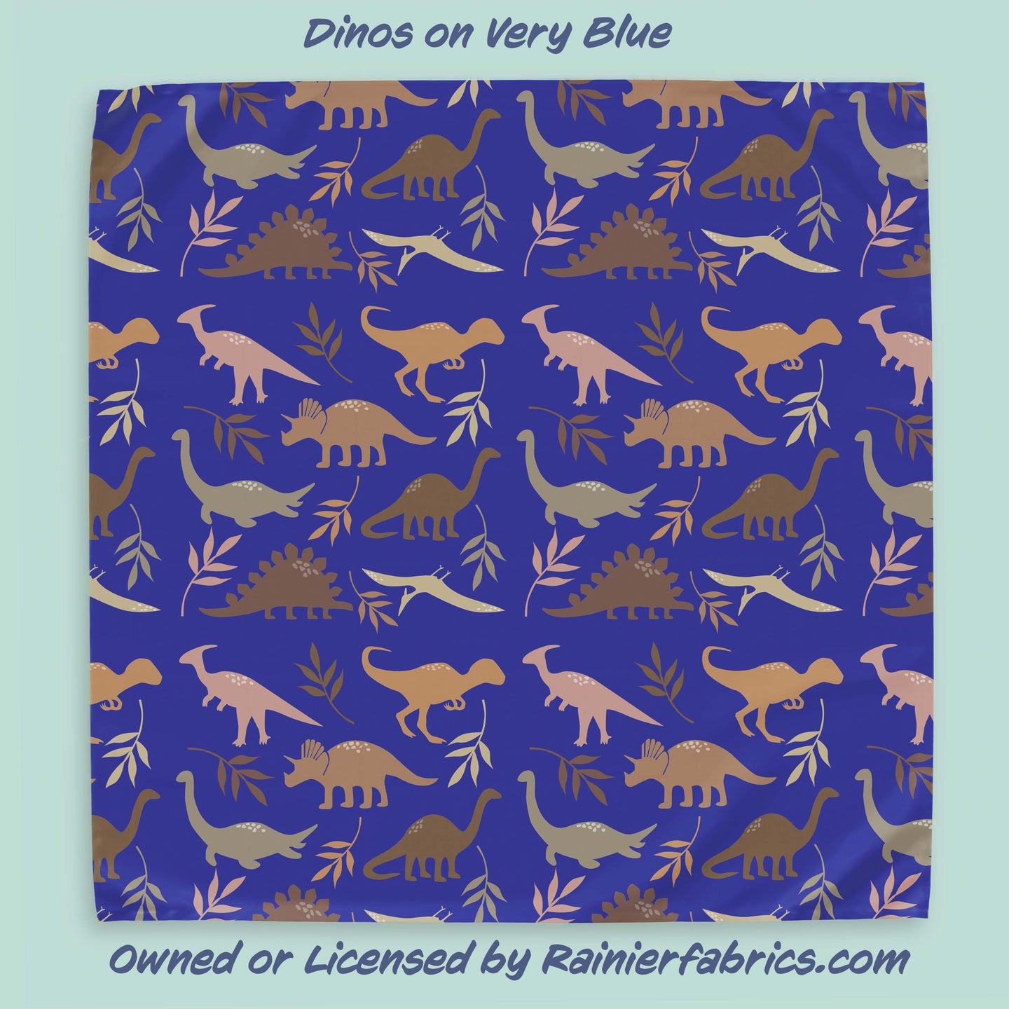 Dinos with background options  - 2-5 day turnaround - Order by 1/2 yard; Description of bases below