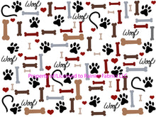 Load image into Gallery viewer, Dog Lover Woof Woof by Nina - Fabric by the Half Yard - Description of bases below
