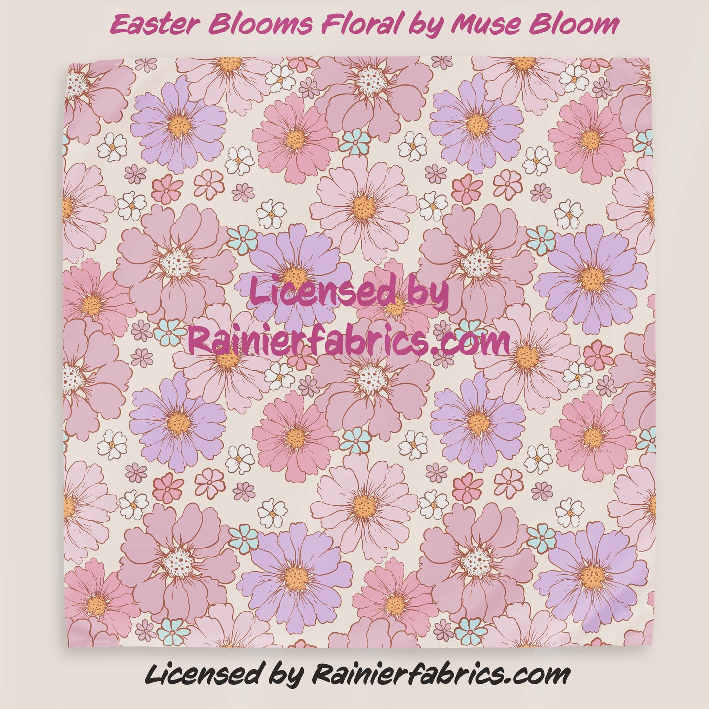 Muse Blooms Easter Floral - 2-5 business days to ship - Order by 1/2 yard