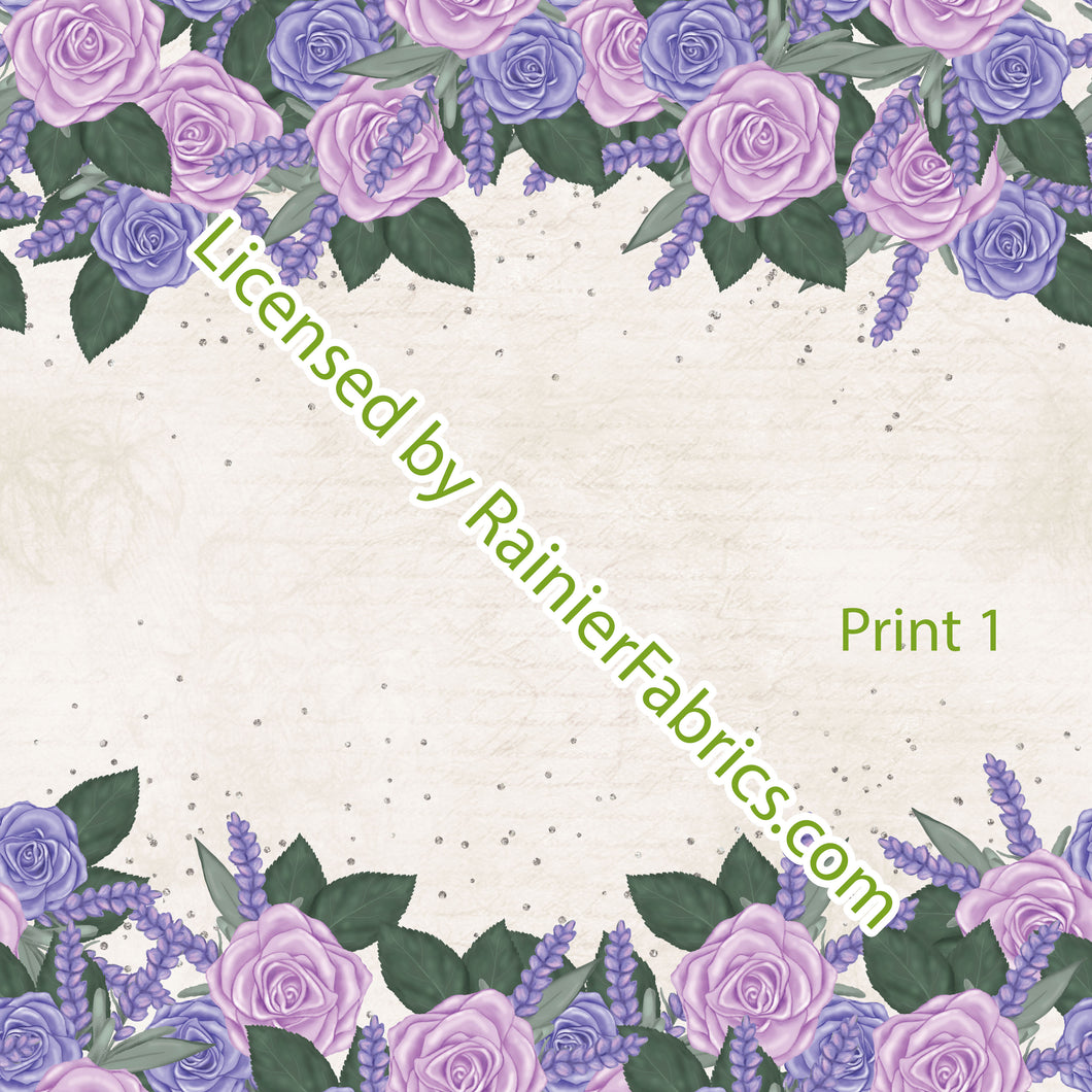 Provence Lavender Collection - Order by half yard -instructions below on base fabrics