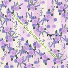Load image into Gallery viewer, Provence Lavender Collection - Order by half yard -instructions below on base fabrics
