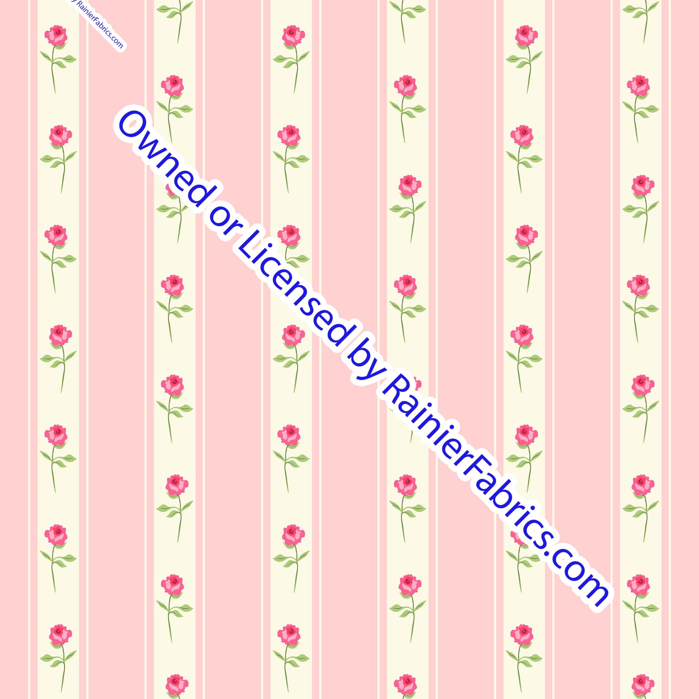 Shabby Chic with Roses and Stripes - Order by half yard -instructions below on base fabrics