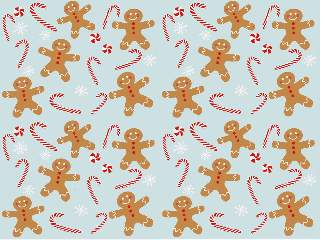 Gingerbread People 2020 - from Nina  - 2-5 day turnaround - Order by 1/2 yard; Description of bases below