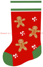 Load image into Gallery viewer, Stockings by Nina - Ready to Sew with ribbon to hang

