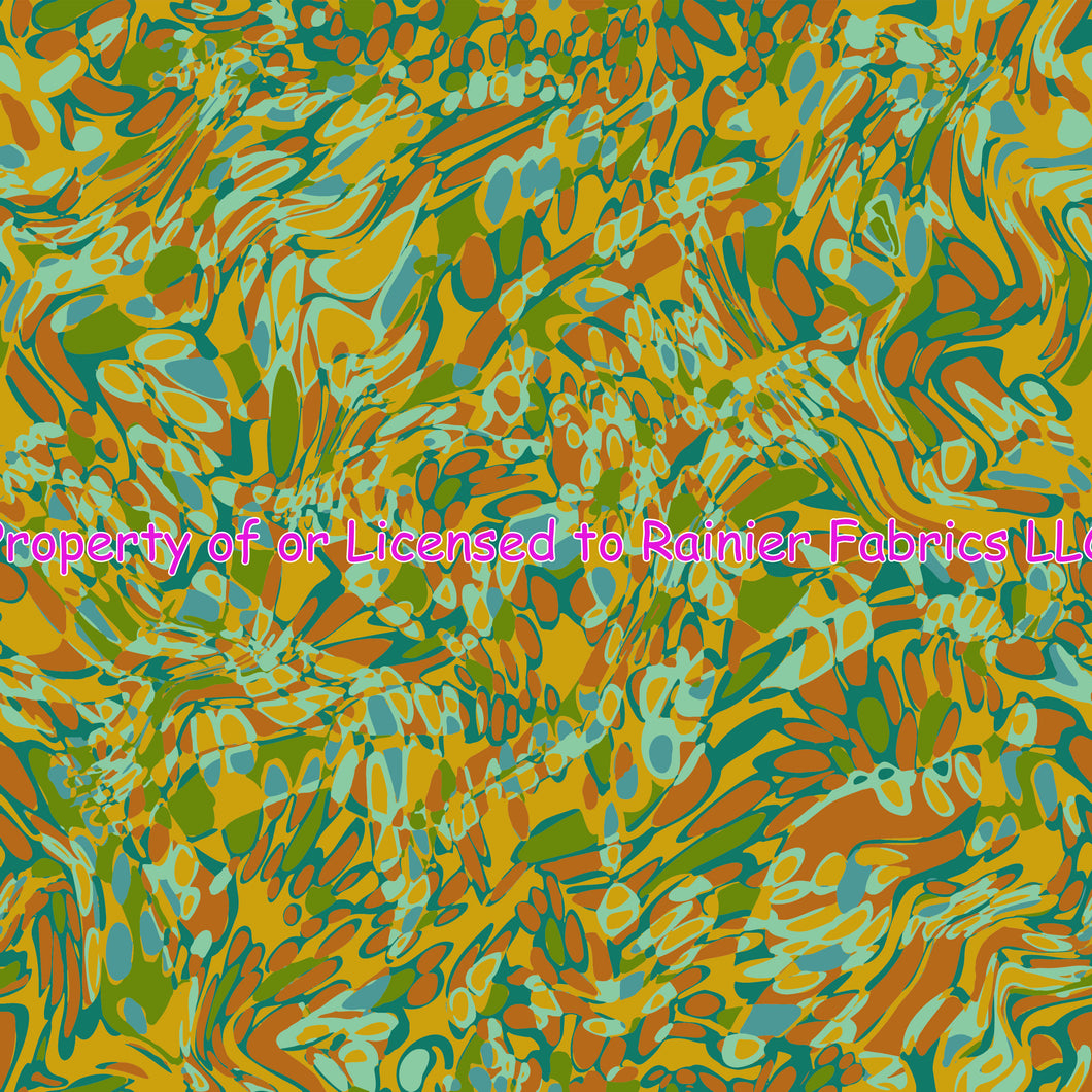Golden Mod Explosion   - Order by half yard - See below for instructions on ordering and base fabrics