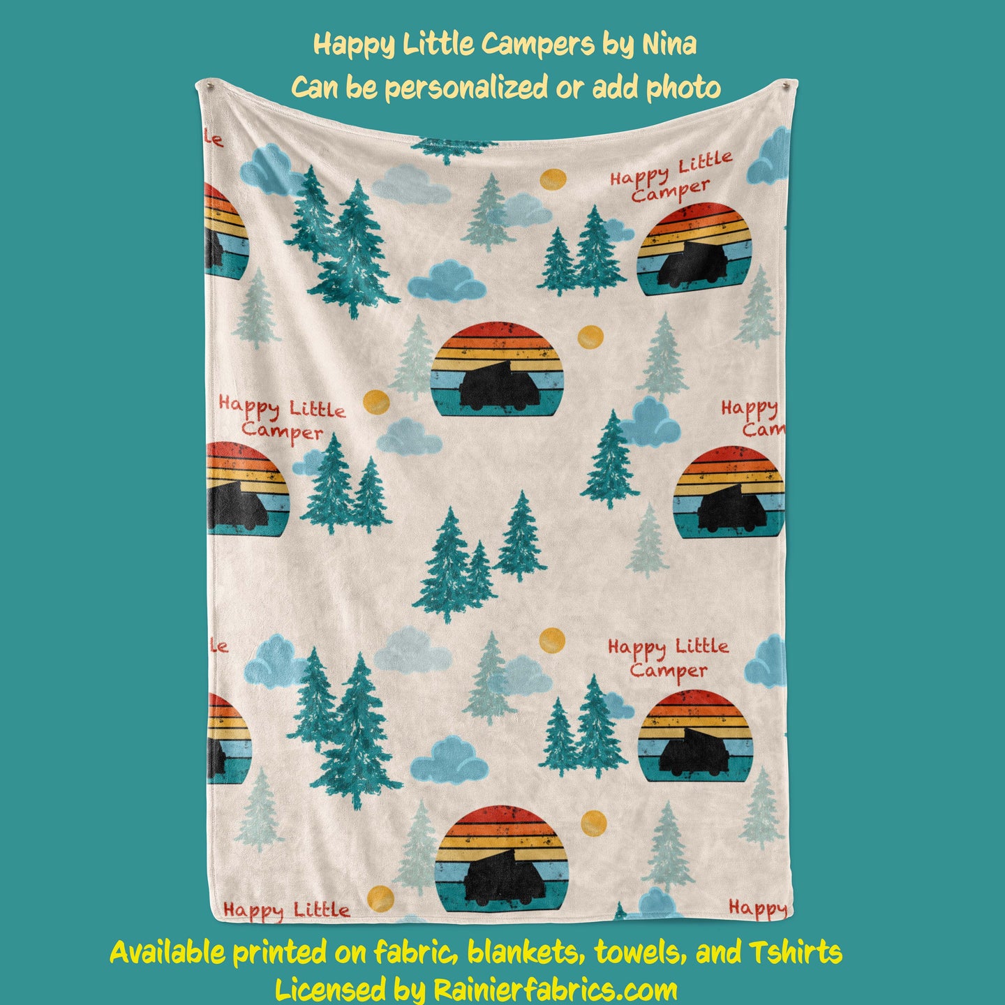 Happy Campers by Nina - Blanket