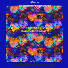 Load image into Gallery viewer, Heart Shapes 123 by Rosemary Stevenson - TAT 2-5 Days (Turn around time) - Order by 1/2 yard; Description of bases below
