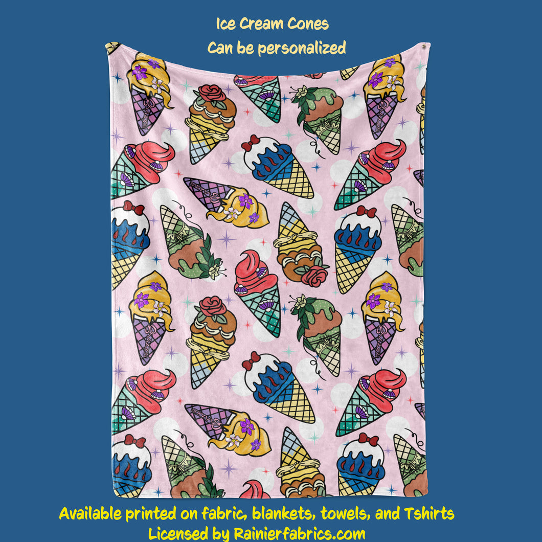 Ice Cream Cones - Blanket