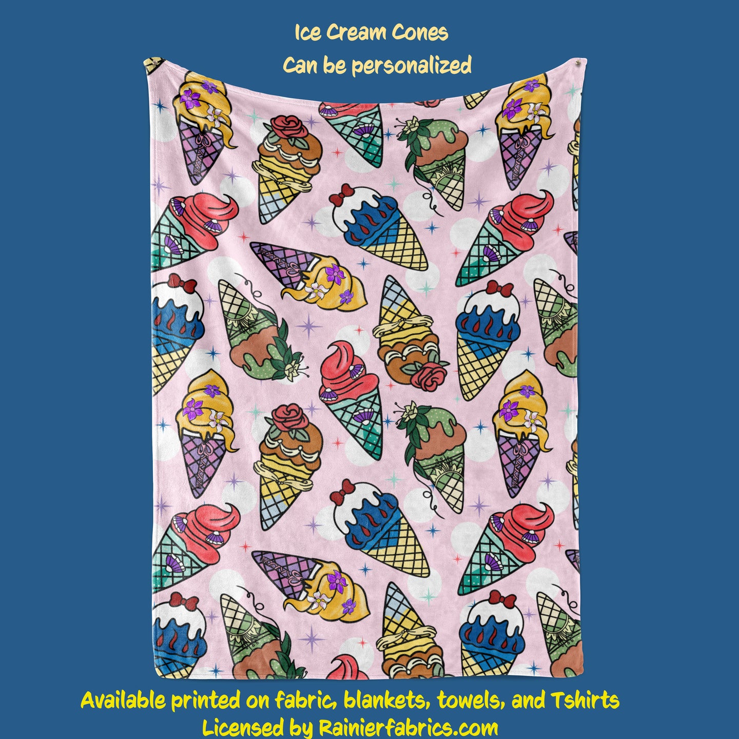 Ice Cream Cones - Blanket