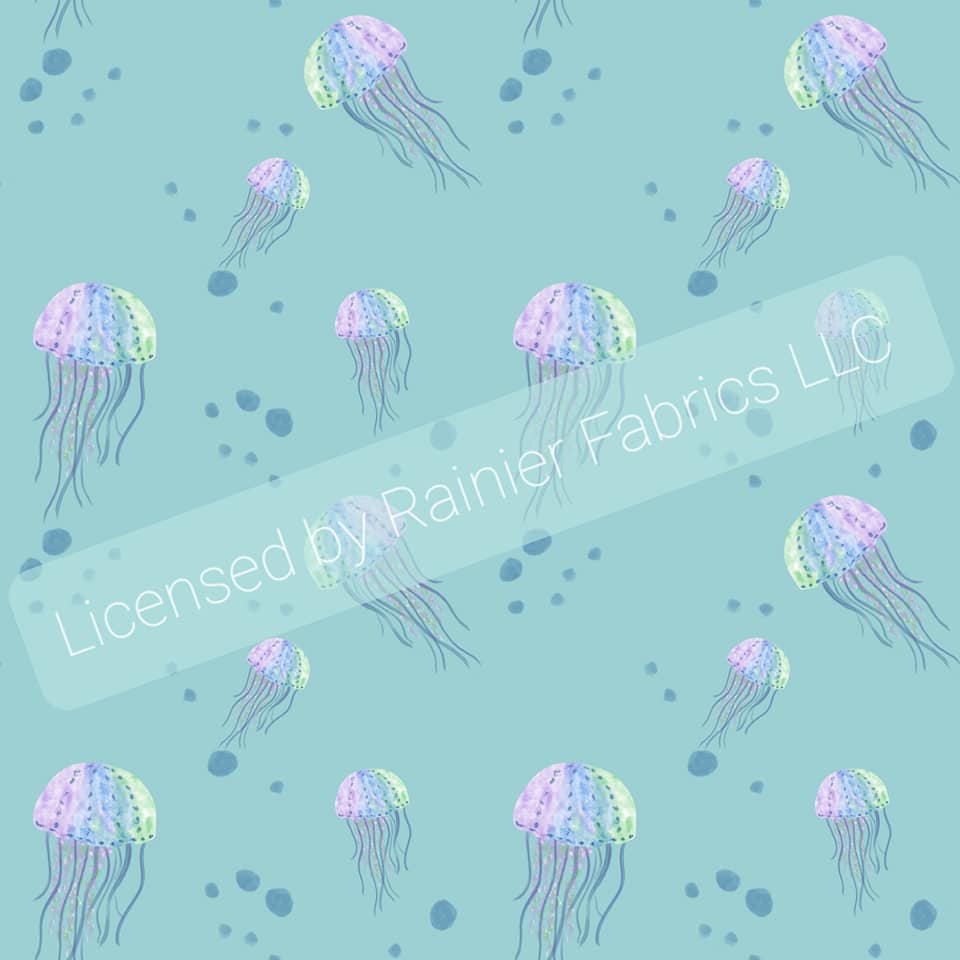 Jellyfish by Nina - Order by half yard -instructions below on base fabrics