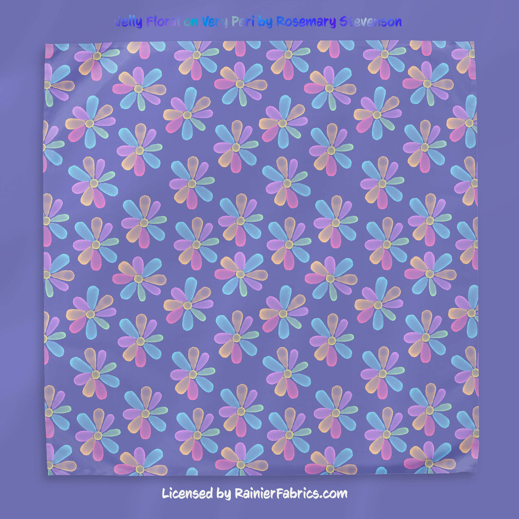 Jelly Floral by Rosemary Stevenson - 2-5 day turnaround - Order by 1/2 yard; Description of bases below