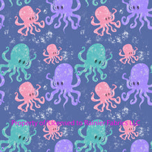 Load image into Gallery viewer, Octupus with Options and Solids from Nina - Order by half yard - See below for instructions on ordering and base fabrics
