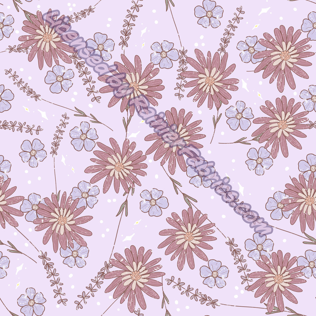 Lavender Dreams from Brittany Frost  - 2-5 day turnaround - Order by 1/2 yard; Description of bases below